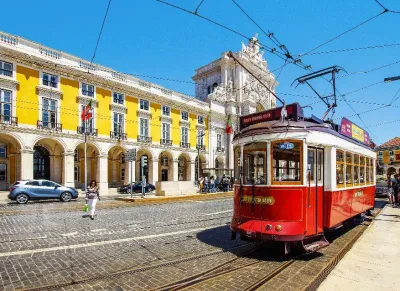 La Praça do Comércio à Lisbonne, Portugal