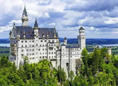 Château De Neuschwanstein en Bavière, Allemagne