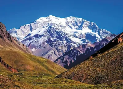 L'Aconcagua dans la province de Mendoza, Argentine