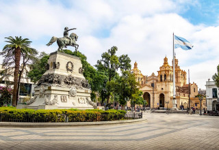 La plaza San Martin à Cordoba, Argentine