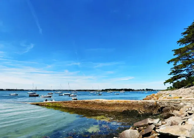 L’île aux Moines dans le Golfe du Morbihan, Bretagne