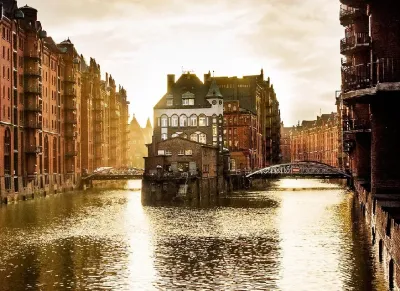 La Speicherstadt à Hambourg, Allemagne