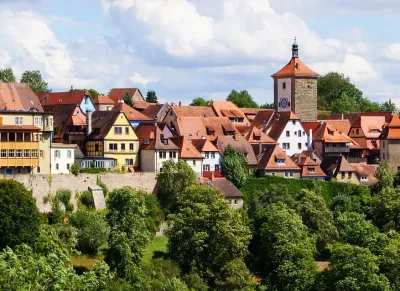 Rothenburg ob der Tauber en Bavière, Allemagne